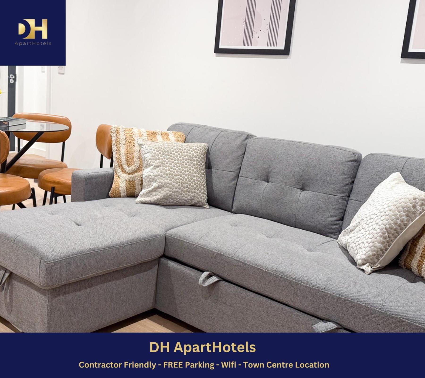 Spacious Modern 1 Bed Apartments In St Neots - Perfect For Contractors & Professionals - Free Parking - Wifi - Fully Equipped Kitchen - Smart Tv Ideal For Work Stays And Long Projects Екстериор снимка