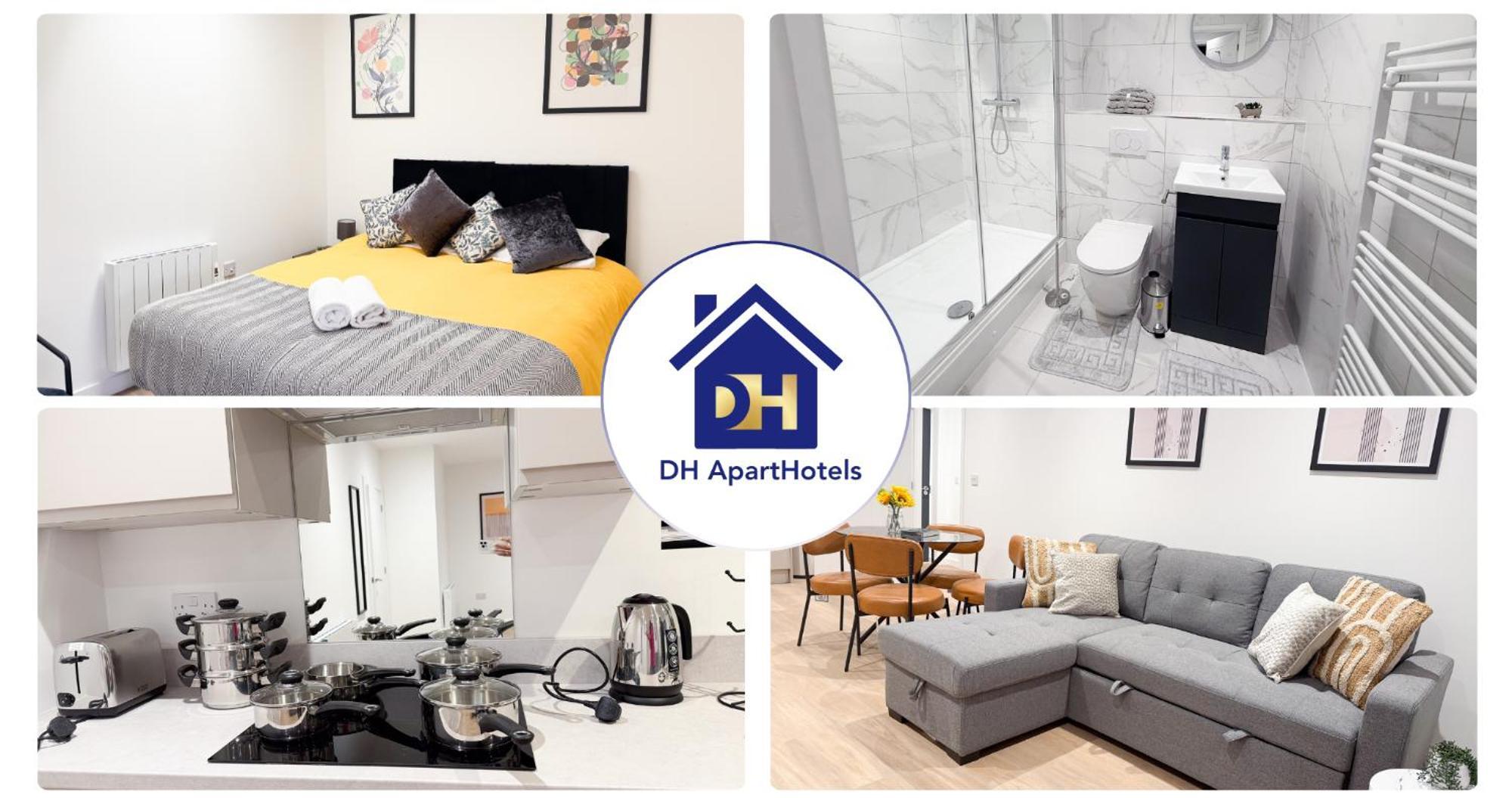 Spacious Modern 1 Bed Apartments In St Neots - Perfect For Contractors & Professionals - Free Parking - Wifi - Fully Equipped Kitchen - Smart Tv Ideal For Work Stays And Long Projects Екстериор снимка